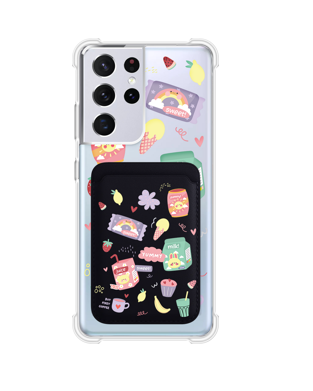 Android Magnetic Wallet Case - Sweet Yummy