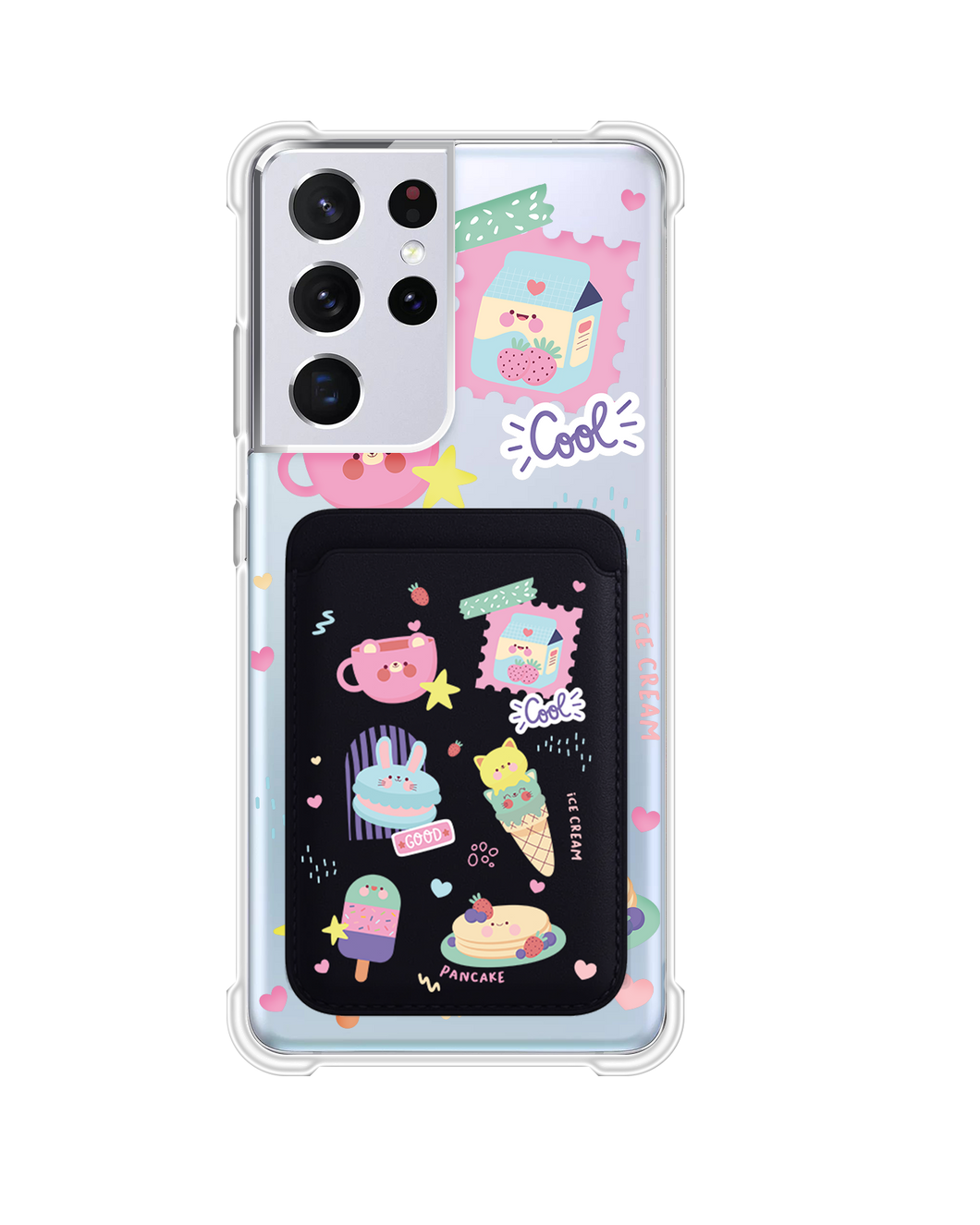 Android Magnetic Wallet Case - Sweet Cafe