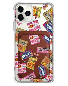 iPhone Magnetic Wallet Case - Sweet and Gummies