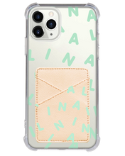 Load image into Gallery viewer, iPhone Phone Wallet Case - CUSTOM Monogram 2.0 Tosca
