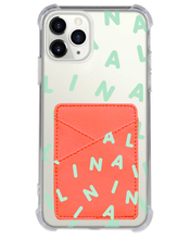 Load image into Gallery viewer, iPhone Phone Wallet Case - CUSTOM Monogram 2.0 Tosca
