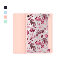Load image into Gallery viewer, Android Tab Acrylic Flipcover - Tiger &amp; Floral 2.0
