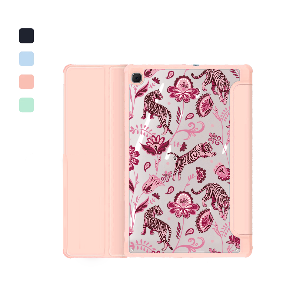 Android Tab Acrylic Flipcover - Tiger & Floral 2.0