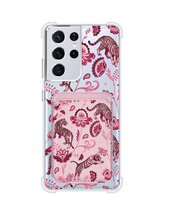 Load image into Gallery viewer, Android Magnetic Wallet Case - Tiger &amp; Floral 2.0
