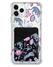 Load image into Gallery viewer, iPhone Phone Wallet Case - Tiger &amp; Floral 3.0
