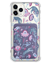 Load image into Gallery viewer, iPhone Magnetic Wallet Case - Tiger &amp; Floral 3.0

