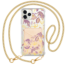Load image into Gallery viewer, iPhone Phone Wallet Case - Tiger &amp; Floral 4.0
