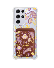 Load image into Gallery viewer, Android Magnetic Wallet Case - Tiger &amp; Floral 4.0
