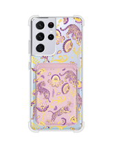 Load image into Gallery viewer, Android Magnetic Wallet Case - Tiger &amp; Floral 4.0
