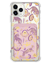 Load image into Gallery viewer, iPhone Magnetic Wallet Case - Tiger &amp; Floral 4.0
