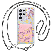 Load image into Gallery viewer, Android Phone Wallet Case - Tiger &amp; Floral 4.0
