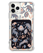 Load image into Gallery viewer, iPhone Magnetic Wallet Case - Tiger &amp; Floral 5.0

