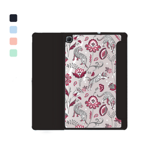 Android Tab Acrylic Flipcover - Tiger & Floral 6.0