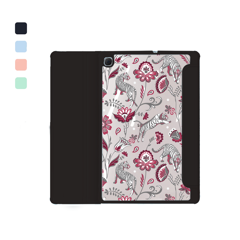 Android Tab Acrylic Flipcover - Tiger & Floral 6.0