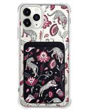 Load image into Gallery viewer, iPhone Magnetic Wallet Case - Tiger &amp; Floral 6.0
