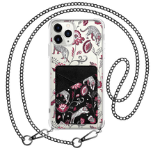 Load image into Gallery viewer, iPhone Phone Wallet Case - Tiger &amp; Floral 6.0
