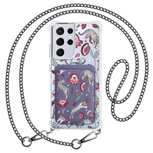 Load image into Gallery viewer, Android Magnetic Wallet Case - Tiger &amp; Floral 6.0
