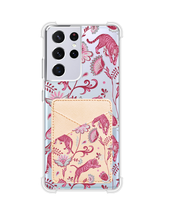 Load image into Gallery viewer, Android Phone Wallet Case - Tiger &amp; Floral 7.0
