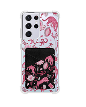Load image into Gallery viewer, Android Phone Wallet Case - Tiger &amp; Floral 7.0
