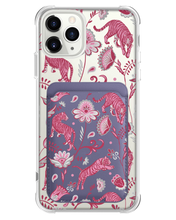 Load image into Gallery viewer, iPhone Magnetic Wallet Case - Tiger &amp; Floral 7.0

