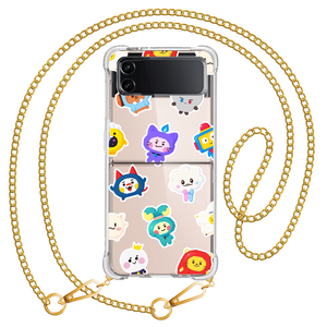 Android Flip / Fold Case - Treasure sticker Pack