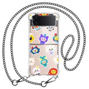 Android Flip / Fold Case - Treasure sticker Pack