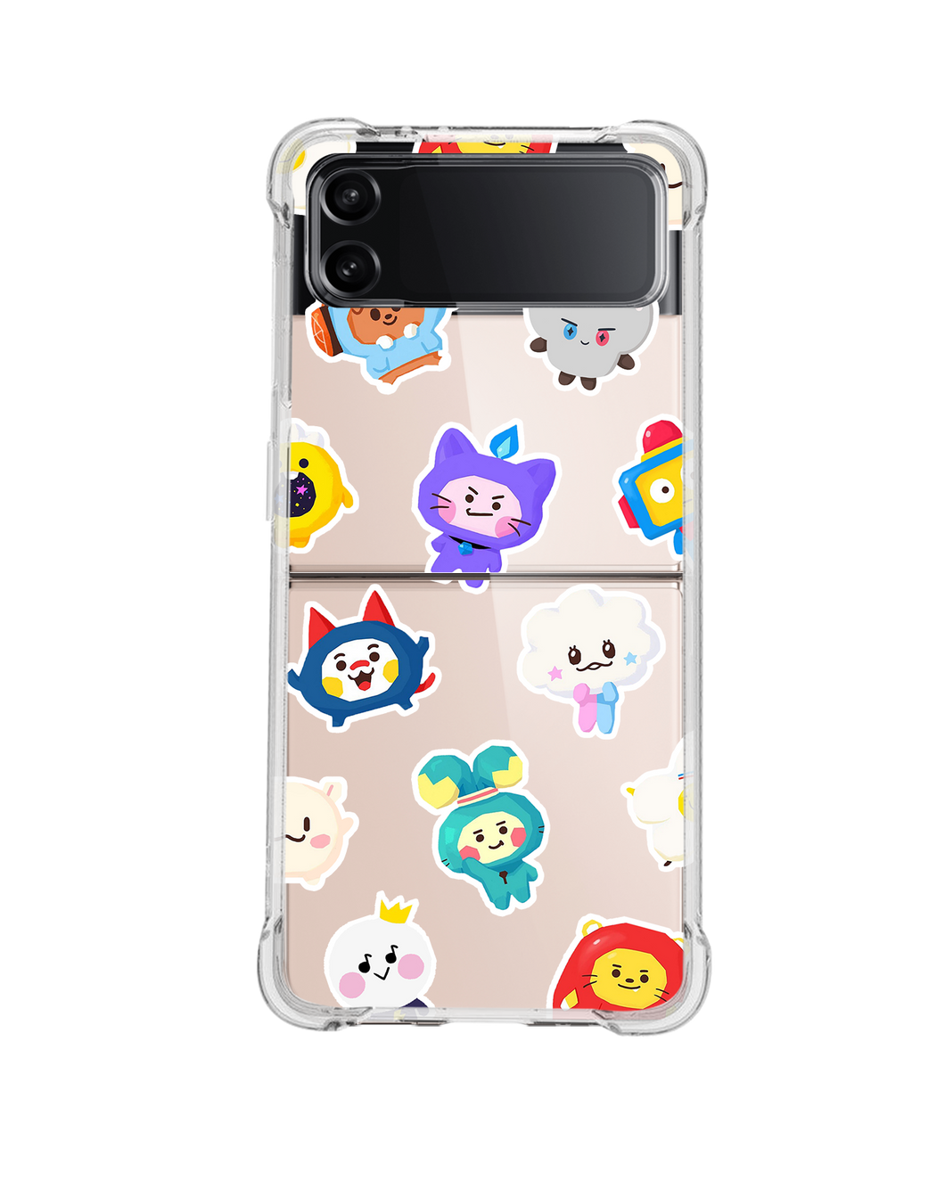 Android Flip / Fold Case - Treasure sticker Pack