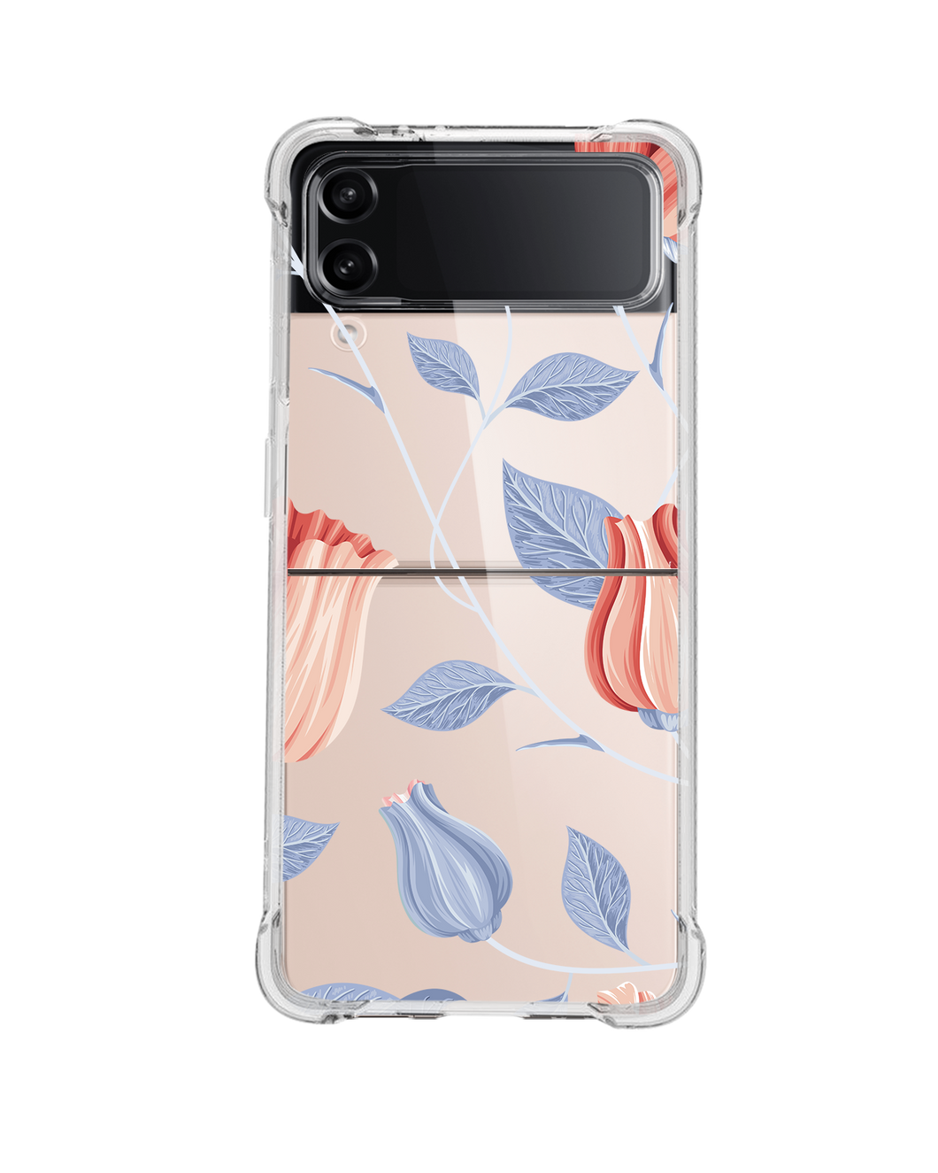 Android Flip / Fold Case - Red Tulip