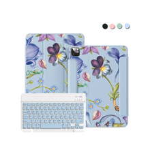 Load image into Gallery viewer, iPad Wireless Keyboard Flipcover - Violetta
