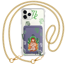 Load image into Gallery viewer, iPhone Magnetic Wallet Case - Virgo
