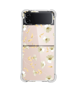 Android Flip / Fold Case - White Magnolia