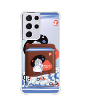 Load image into Gallery viewer, Android Magnetic Wallet Case - White Puppy
