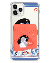 Load image into Gallery viewer, iPhone Phone Wallet Case - White Puppy
