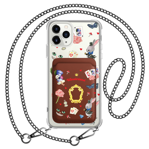 iPhone Magnetic Wallet Case - Wonderland