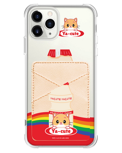 iPhone Phone Wallet Case - Yacute Cat