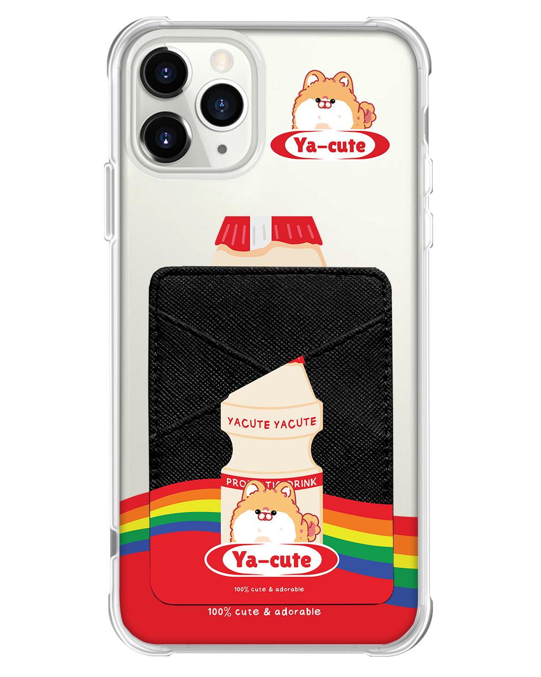 iPhone Phone Wallet Case - Yacute Dog