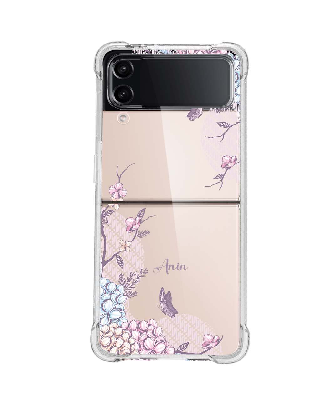 Android Flip / Fold Case - Batik Floral