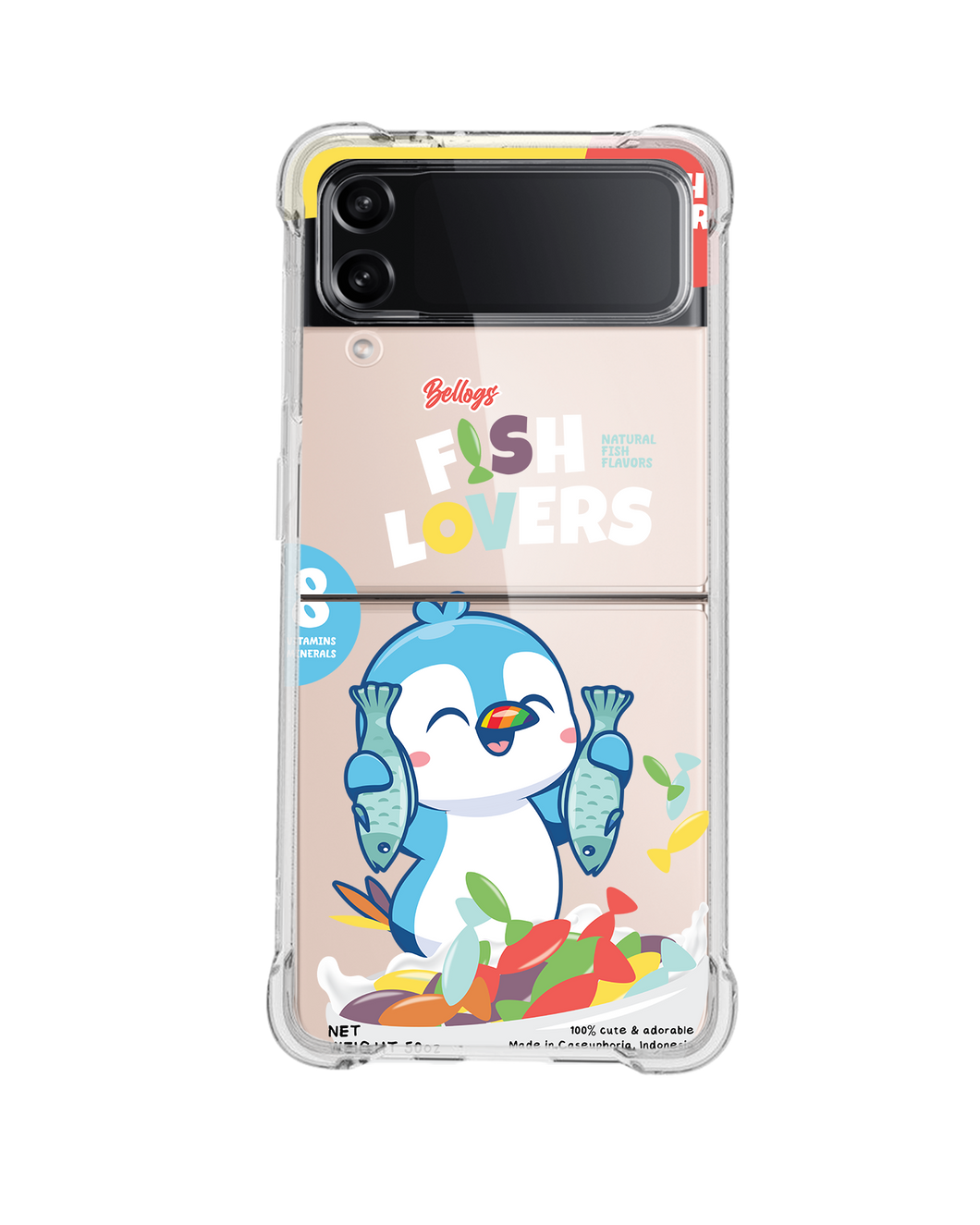 Android Flip / Fold Case - Fish Lovers