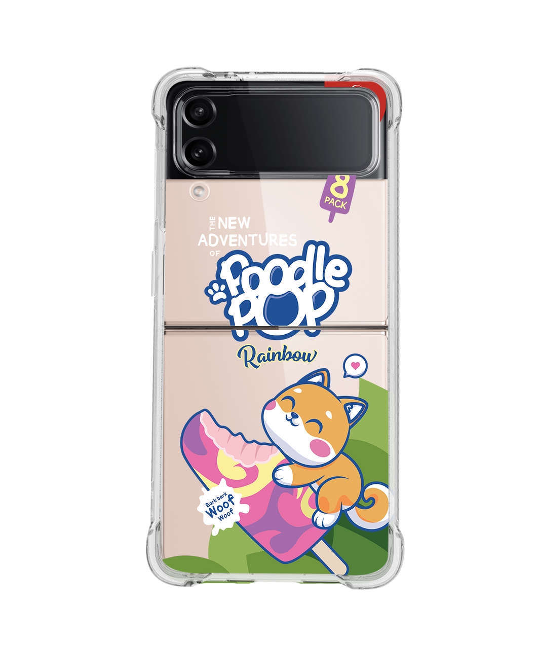 Android Flip / Fold Case - Poodle Pop