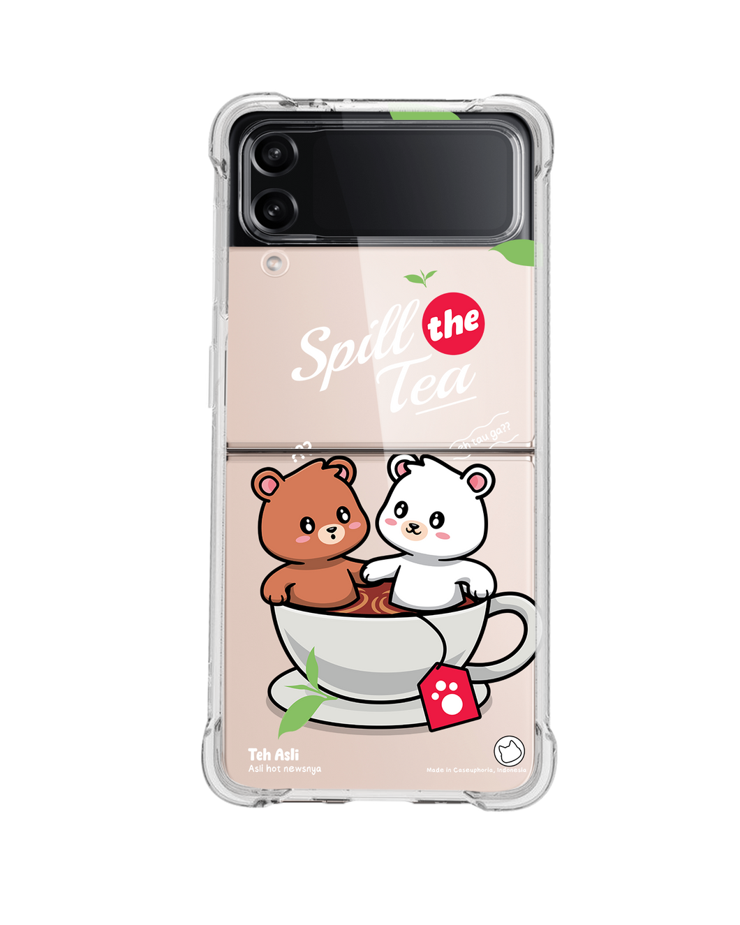 Android Flip / Fold Case - Spill the Tea