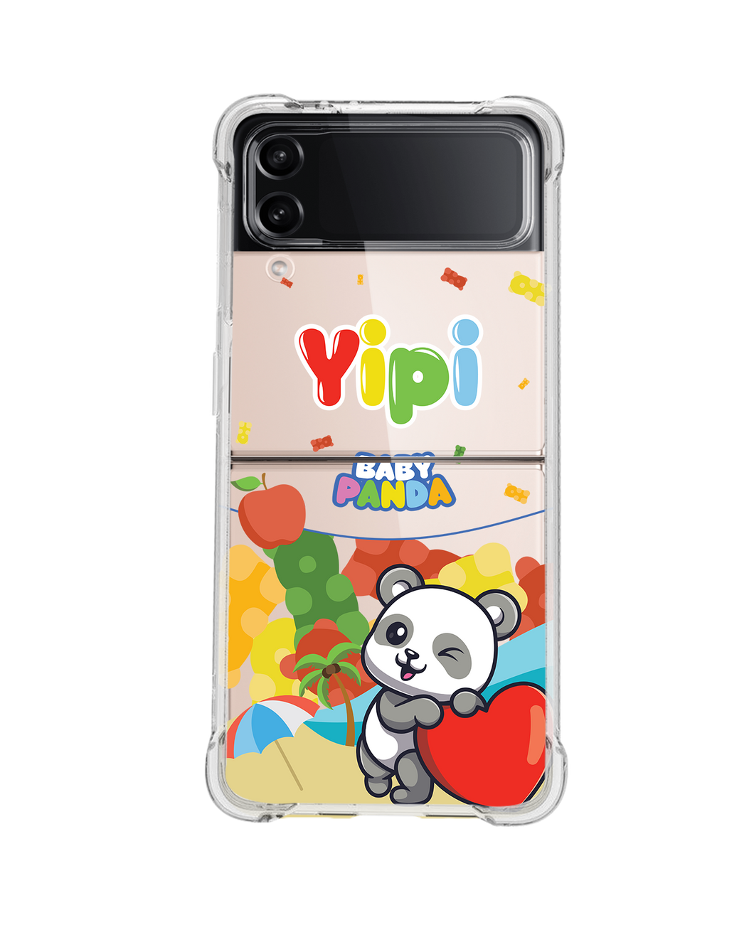 Android Flip / Fold Case - Yipi Strawberry Kiss