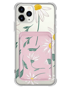 iPhone Magnetic Wallet Case - April Daisy