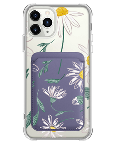 iPhone Magnetic Wallet Case - April Daisy