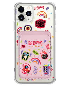 iPhone Magnetic Wallet Case - Baby Monster