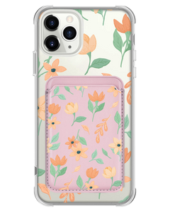 iPhone Magnetic Wallet Case - Birth Flower