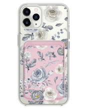 Load image into Gallery viewer, iPhone Magnetic Wallet Case - Blue Rose
