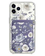 Load image into Gallery viewer, iPhone Magnetic Wallet Case - Blue Rose
