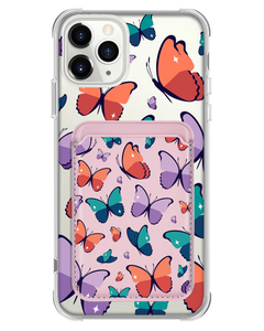 iPhone Magnetic Wallet Case - Butterfly