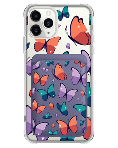 iPhone Magnetic Wallet Case - Butterfly