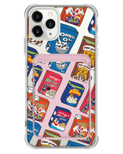 iPhone Magnetic Wallet Case - Cereal Boxes